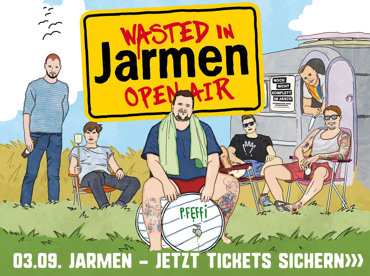 &bdquo;Noch nicht komplett im Arsch&ldquo; - Kampagne zur Landtagswahl in Mecklenburg Vorpommern