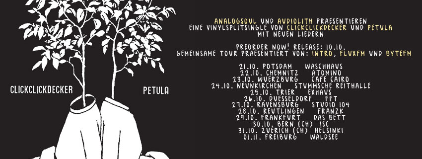 CLICKCLICKDECKER & PETULA VINYLSINGLE VORVERKAUF