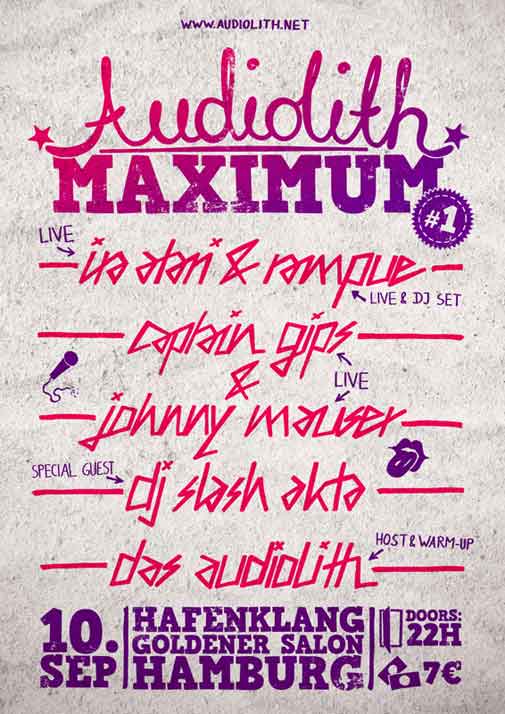 AUDIOLITH MAXIMUM#1 + IF THE KIDS ARE UNITED@MAGNET BERLIN