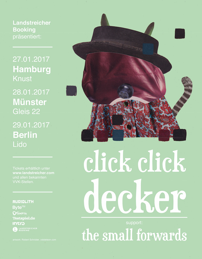 ClickClickDecker auf Tour im Januar 2017