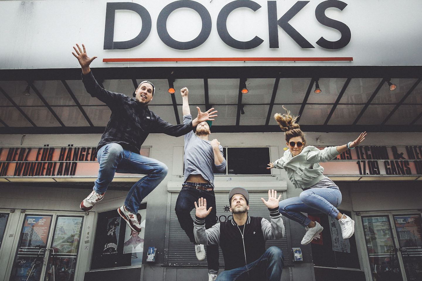 Neonschwarz im Docks in Hamburg!