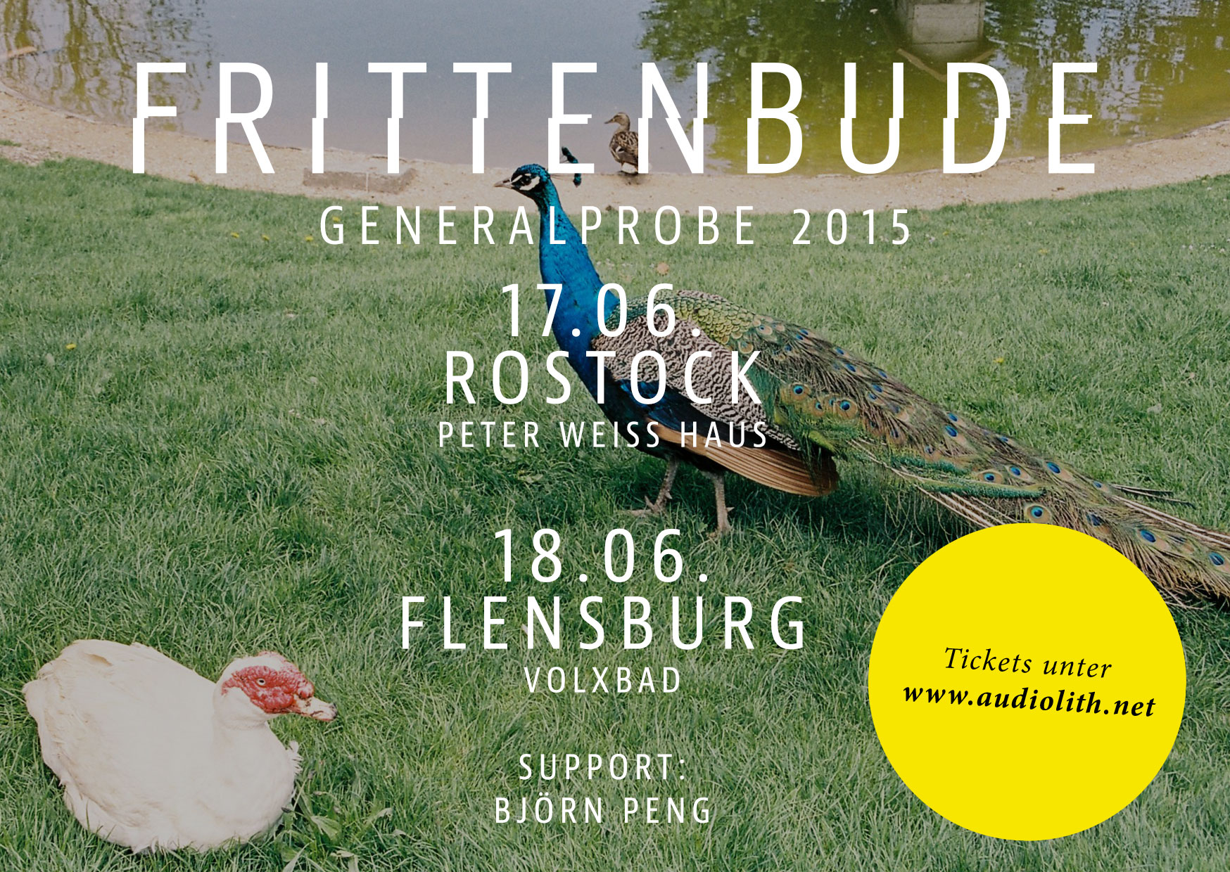 FRITTENBUDE SPIELEN KLEINE CLUBSHOWS IN ROSTOCK UND FLENSBURG