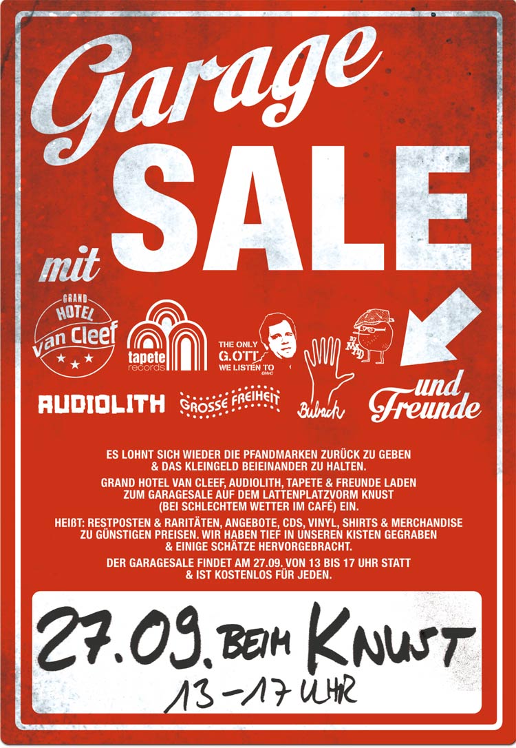 GARAGE SALE AM 27.09.2013 HH-KNUST