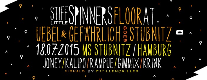 STIFF LITTLE SPINNERS AUF DER MS STUBNITZ AM 18.07.