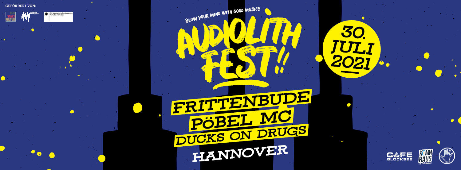 Audiolith Fest in Hannover mit Frittenbude, P&ouml;bel MC & Ducks on Drugs