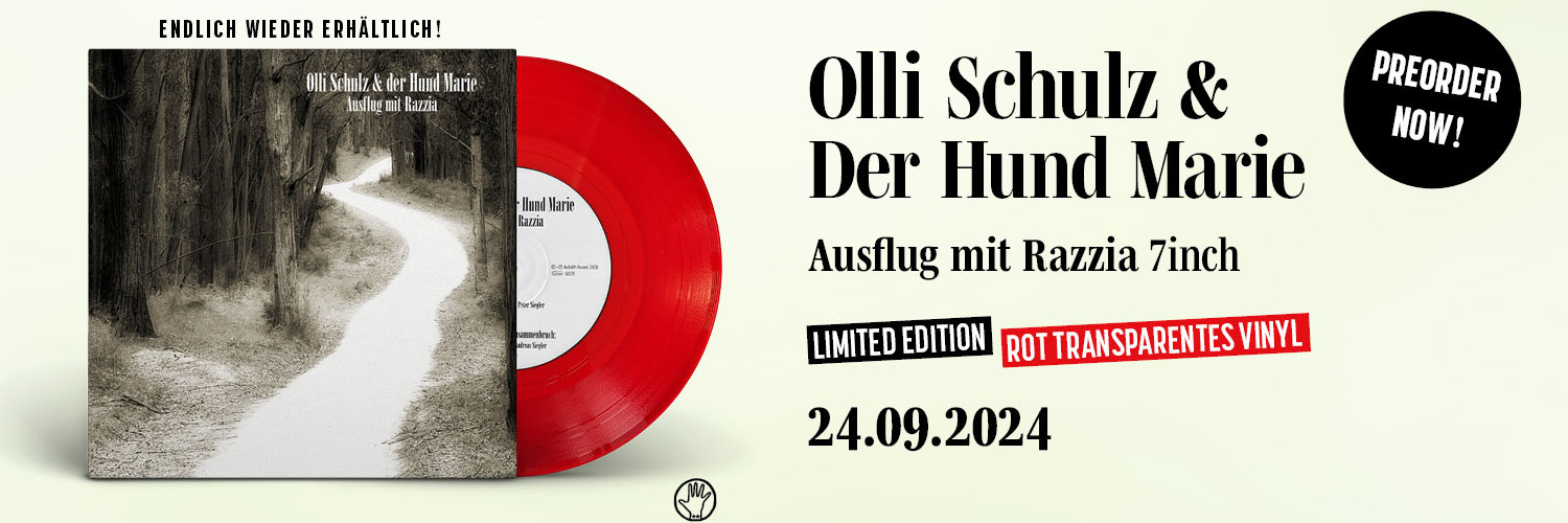 Olli Schulz und der Hund Marie - "Ausflug mit Razzia" Repress